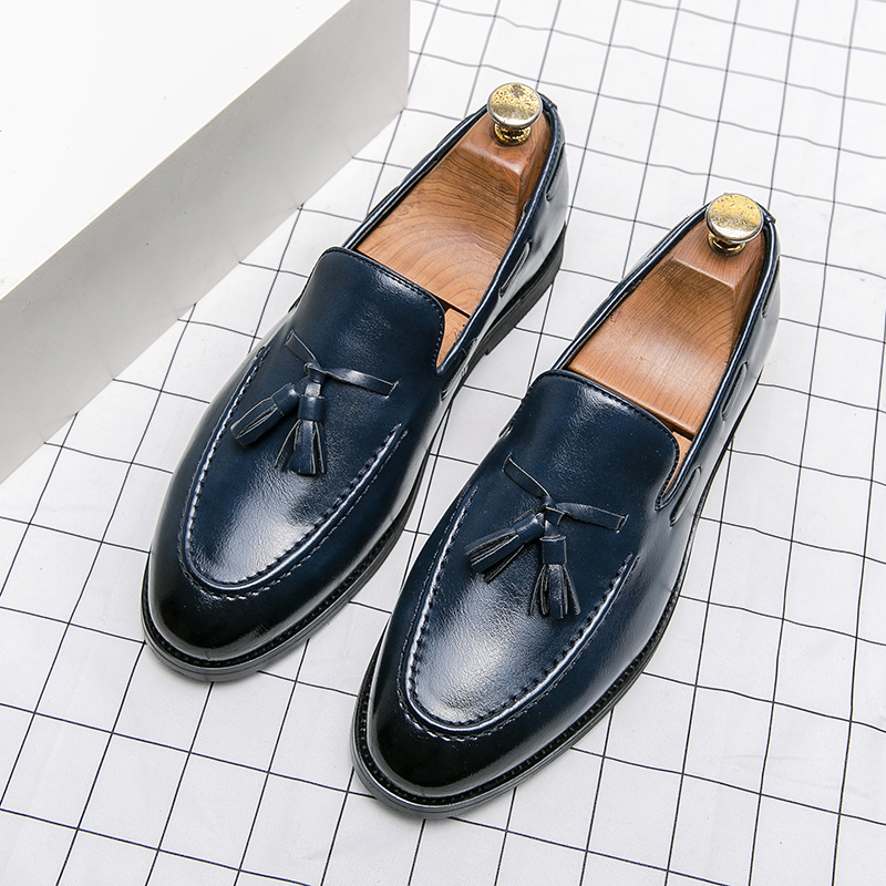 Men Shoes Red Bottom - Size:38-46 American Academy Style Fringe Loafers