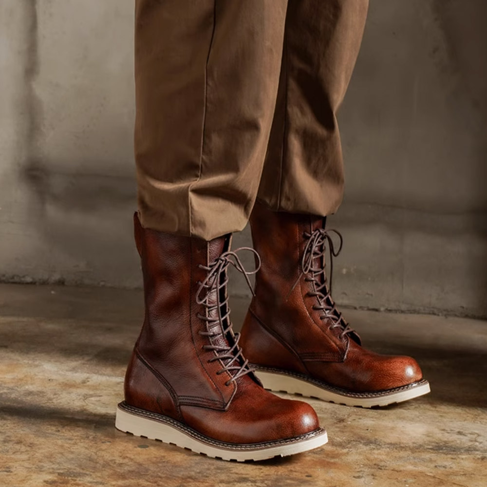 Men's Cow Genuine Leather Moto - Men'S Shoes Brogues review and price