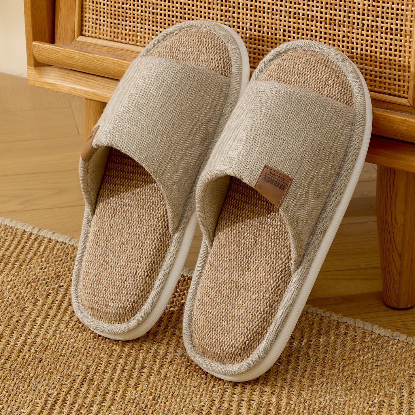 New Linen Women Slippers Comfo - Men'S Shoes With Platform review and price