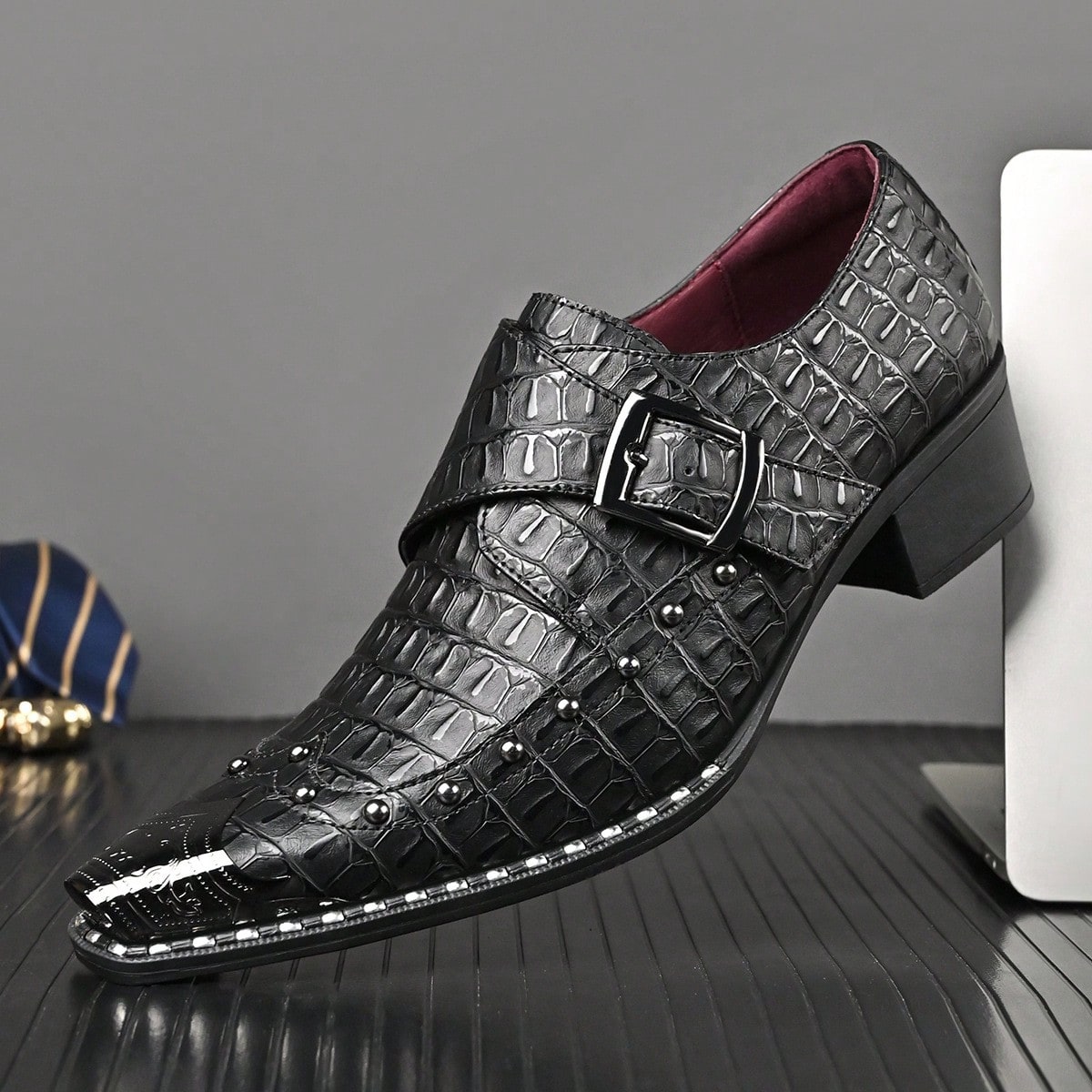 Vintage-Style Men Buckle Monk  - Shoes Heels Men review and price
