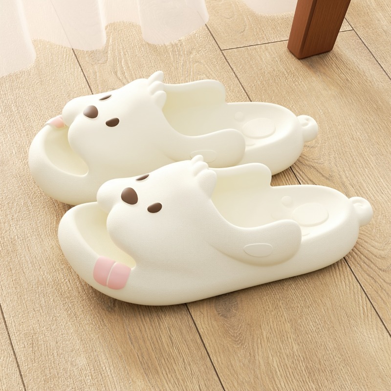Cute Dog Cartoon Slippers Wome - Men'S Shoes With Platform review and price