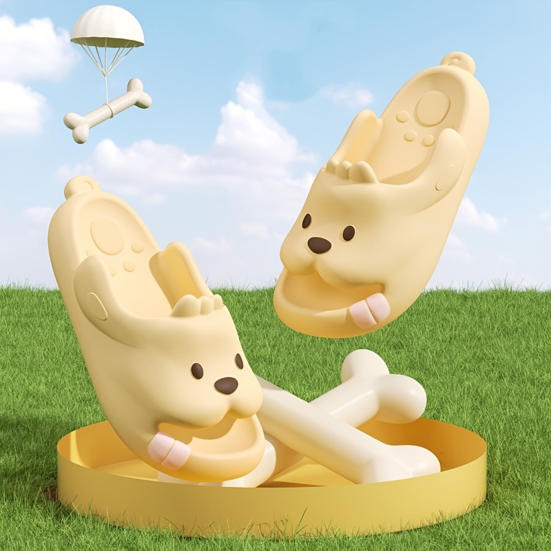 Cute Dog Cartoon Slippers Wome - Men'S Shoes With Platform review and price