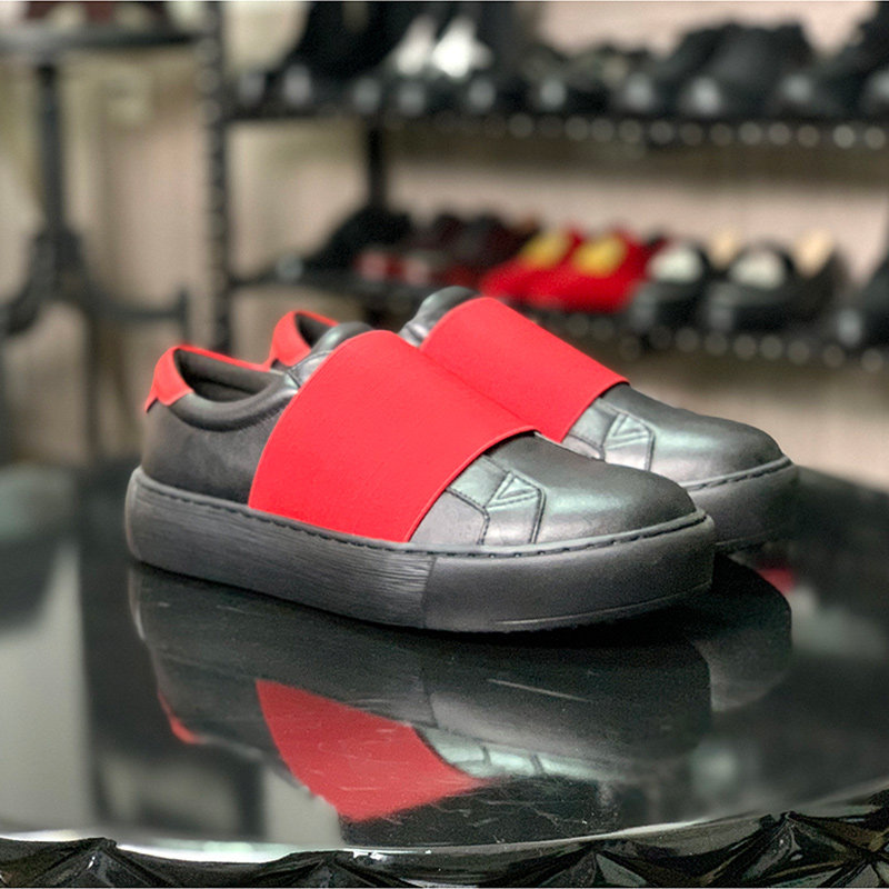 Casual Shoes Red And Black Laz - Men Shoes Red Bottom review and price