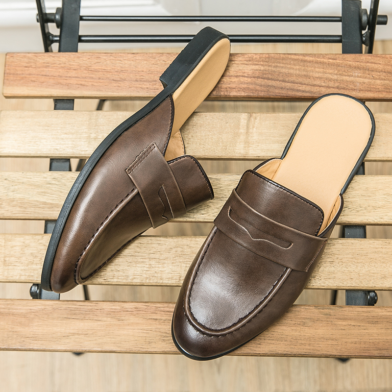 Men Fashionable Half-heeled Le - Shoes Heels Men review and price