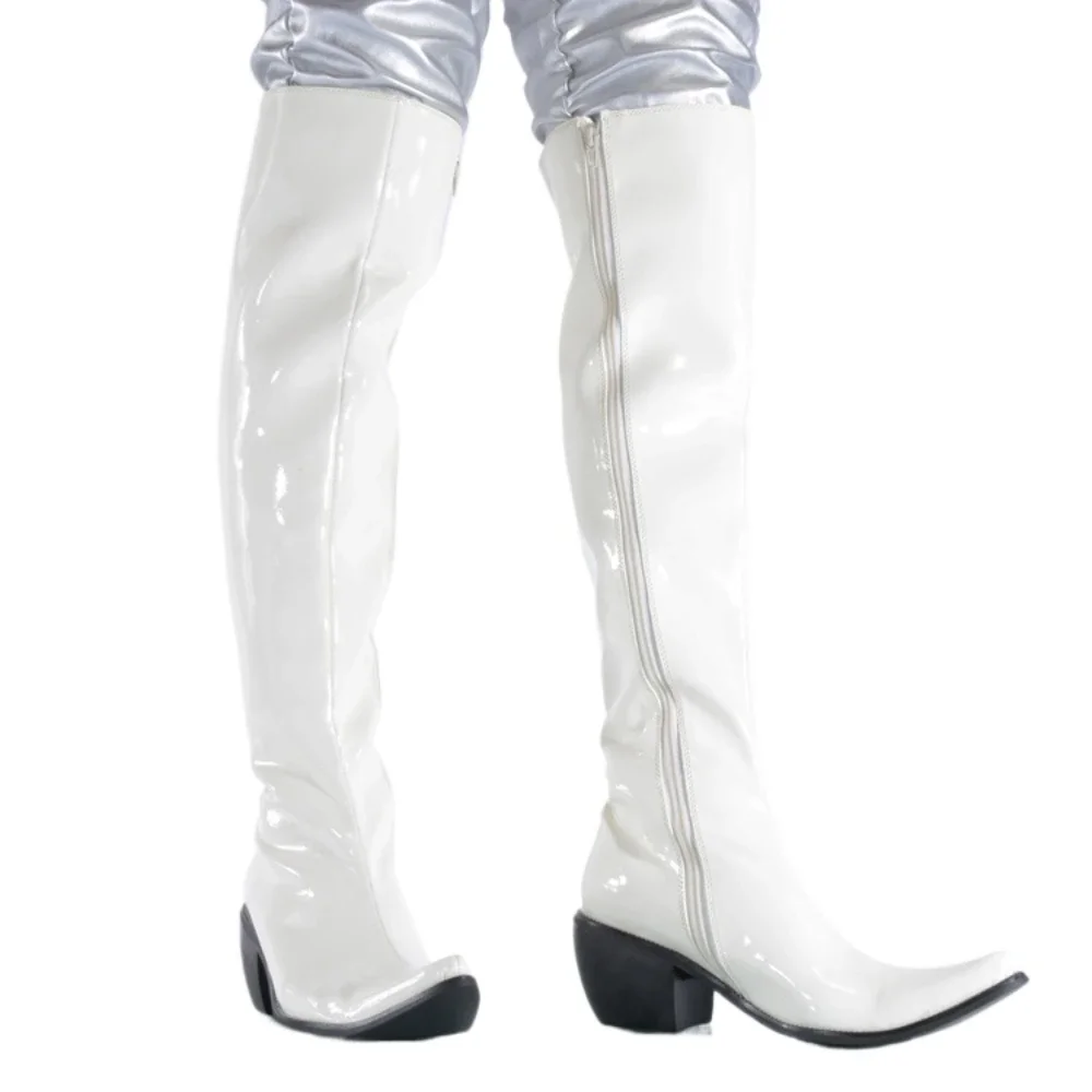 Fashion Men Patent Leather Ove - Shoes Heels Men review and price