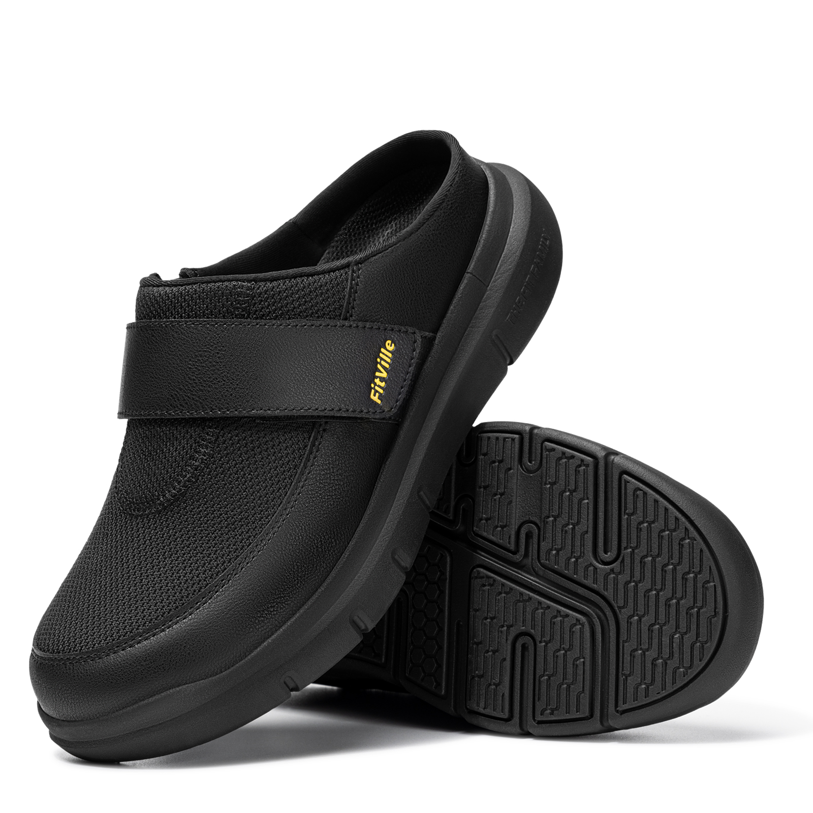 FitVille Wide Fit Men's Half S - Men'S Shoes For Plantar Fasciitis review and price