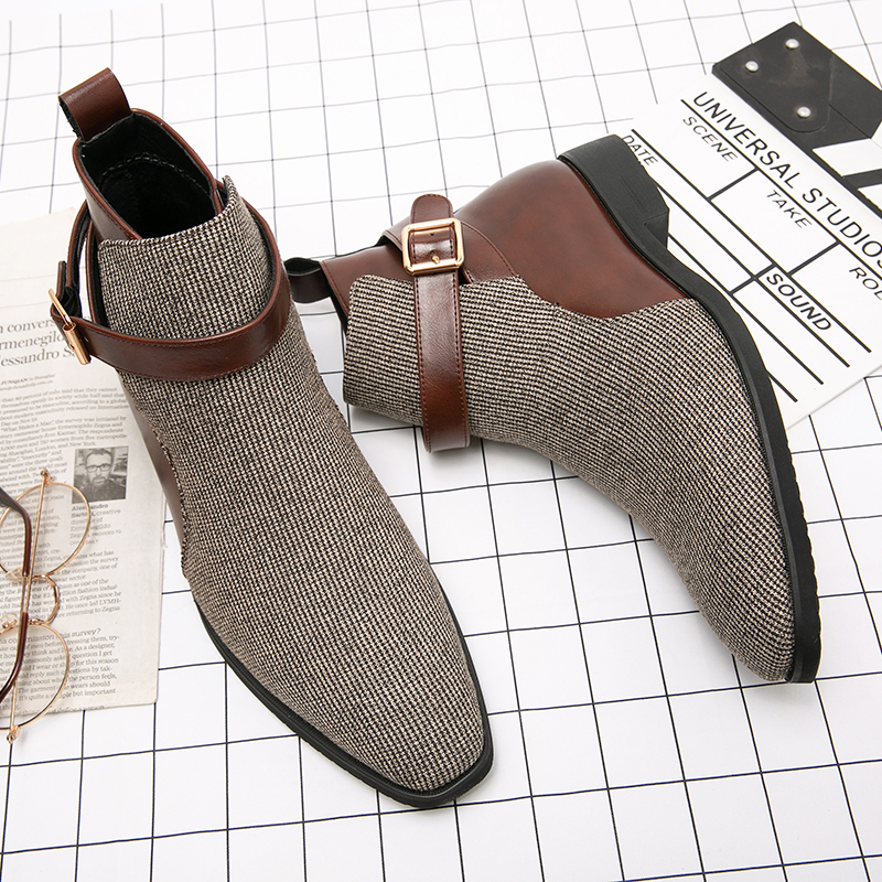 Classic Ankle Boots Men High Q - Men'S Shoes Brogues review and price
