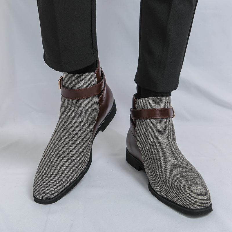 Classic Ankle Boots Men High Q - Men'S Shoes Brogues review and price