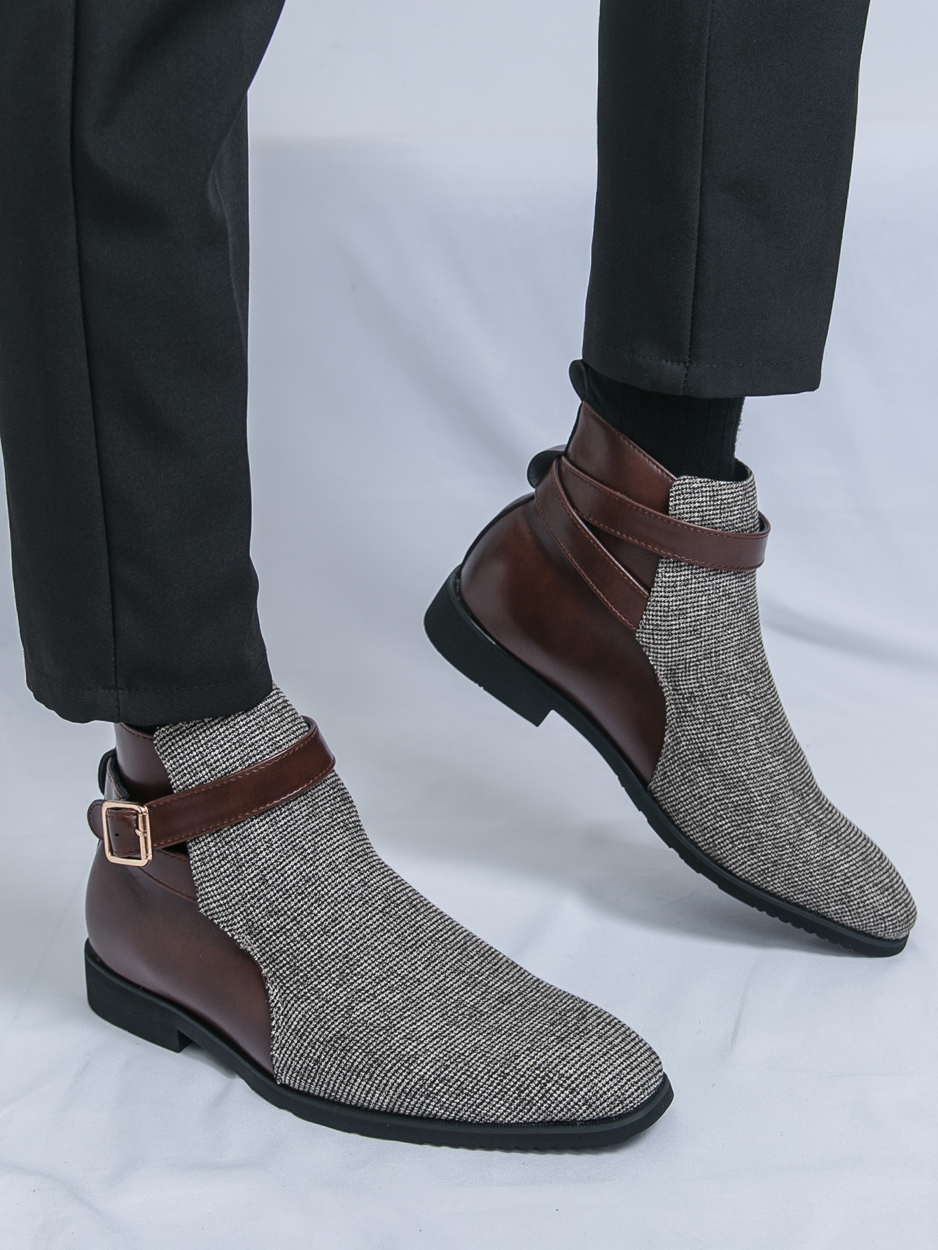 Classic Ankle Boots Men High Q - Men'S Shoes Brogues review and price